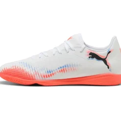 Puma Future 8 Play It IC zaalvoetbalschoenen PUMA white PUMA black glowing red