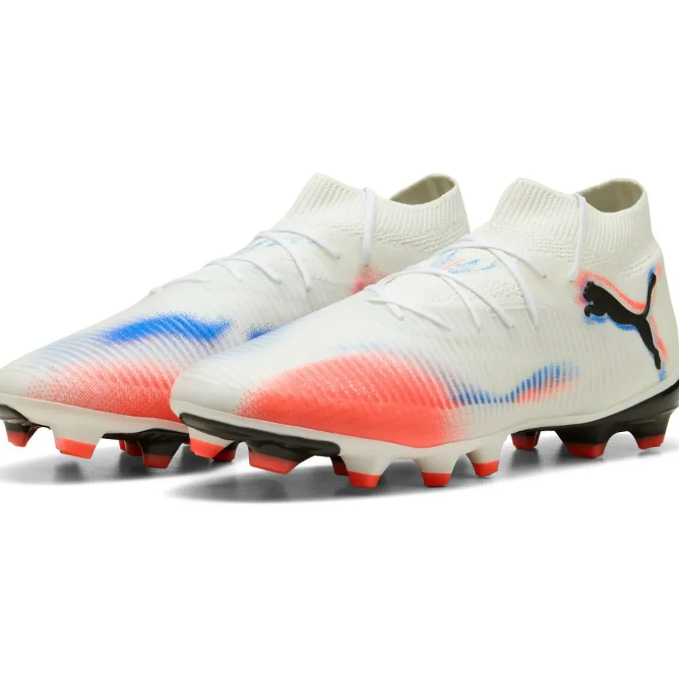 Puma Future 8 Pro FG - AG voetbalschoenen PUMA white PUMA black glowing red
