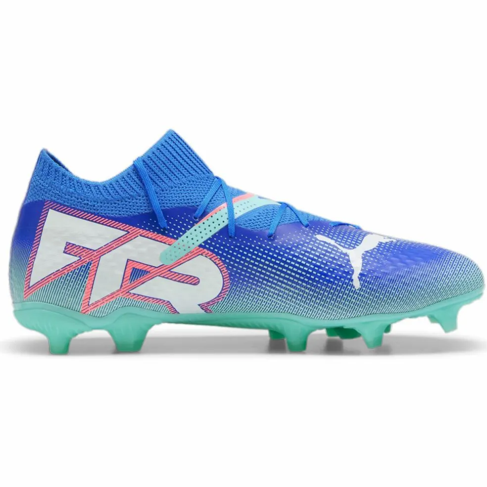 Puma FUTURE 7 PRO FG AG voetbalschoenen heren bluemazing PUMA white electric peppermint