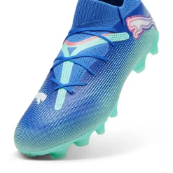 Puma FUTURE 7 PRO FG AG voetbalschoenen heren bluemazing PUMA white electric peppermint