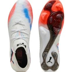 Puma Future 8 Ultimate FG voetbalschoenen PUMA white PUMA black glowing red