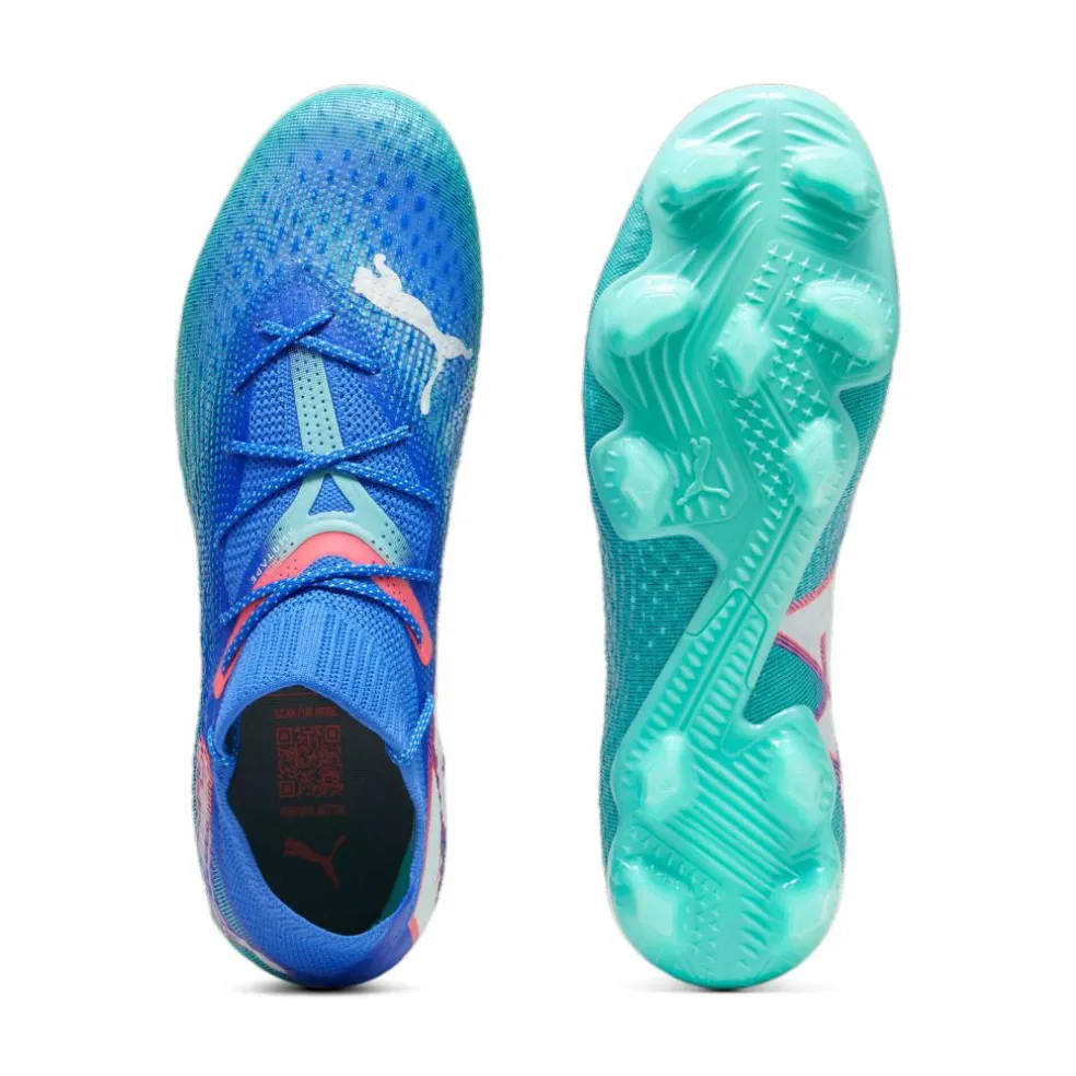 Puma FUTURE 7 ULTIMATE FG AG voetbalschoenen heren bluemazing PUMA white electric peppermint