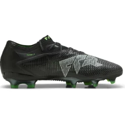 Puma FUTURE 8 ULTIMATE Low FG voetbalschoenen heren PUMA black cool light grey fluo green