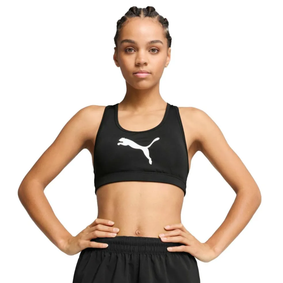 Puma 4KEEPS sport bh dames puma black big white cat