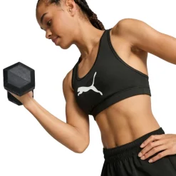 Puma 4KEEPS sport bh dames puma black big white cat