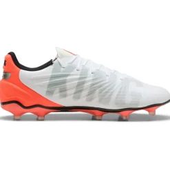 Puma King Match FG - AG voetbalschoenen PUMA white PUMA silver glowing red