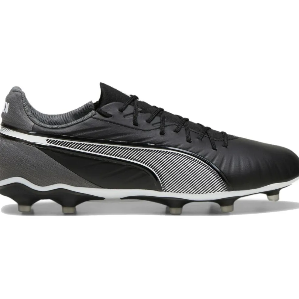 Puma KING MATCH FG AG voetbalschoenen heren PUMA black PUMA white cool dark grey