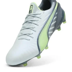 Puma KING ULTIMATE FG AG voetbalschoenen heren frosted dew fizzy apple grey skies