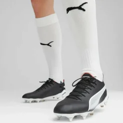 Puma King Ultimate MxSG voetbalschoenen heren PUMA black PUMA white fire orchid