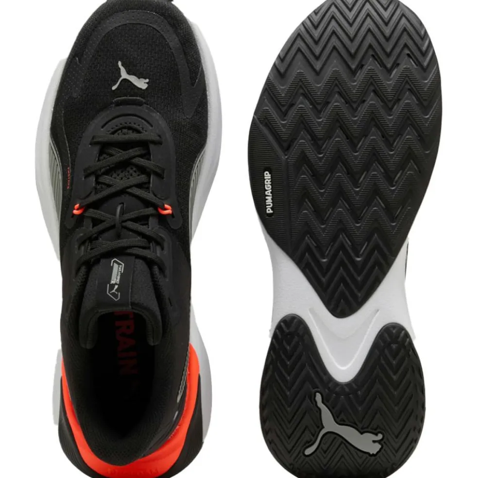 Puma PWR Hybride fitness schoenen heren puma black puma white glowing red gray echo