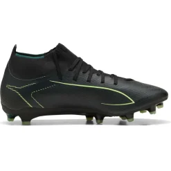 Puma Ultra 6 Match+ FG - AG voetbalschoenen PUMA black fizzy light green terrain