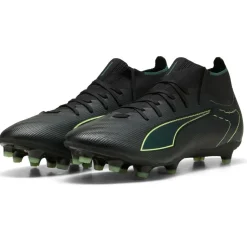 Puma Ultra 6 Match+ FG - AG voetbalschoenen PUMA black fizzy light green terrain