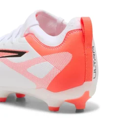 Puma ULTRA 5 MATCH FG AG voetbalschoenen junior PUMA white PUMA black glowing red