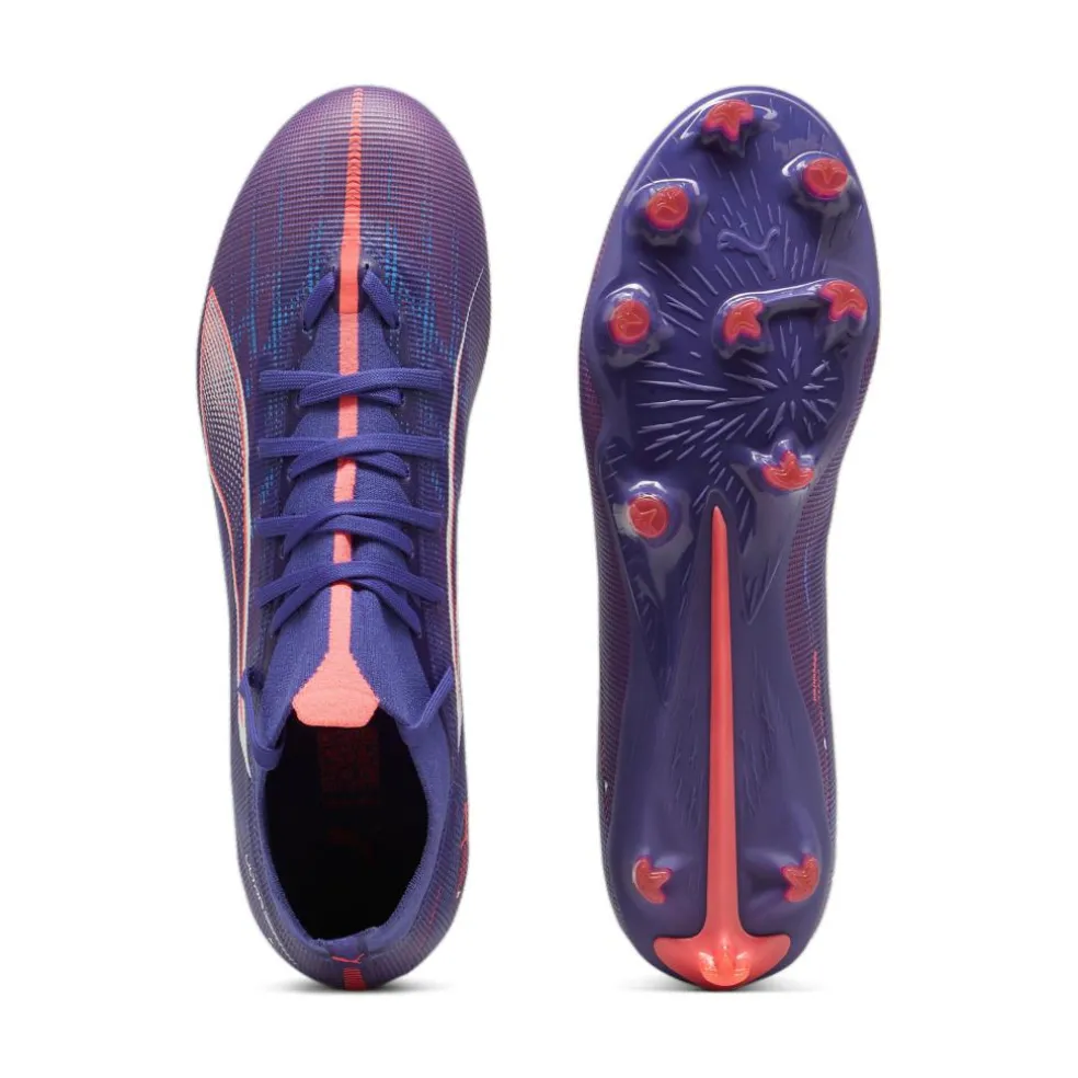 Puma ULTRA 5 MATCH+ FG AG voetbalschoenen heren lapis lazuli PUMA white sunset glow