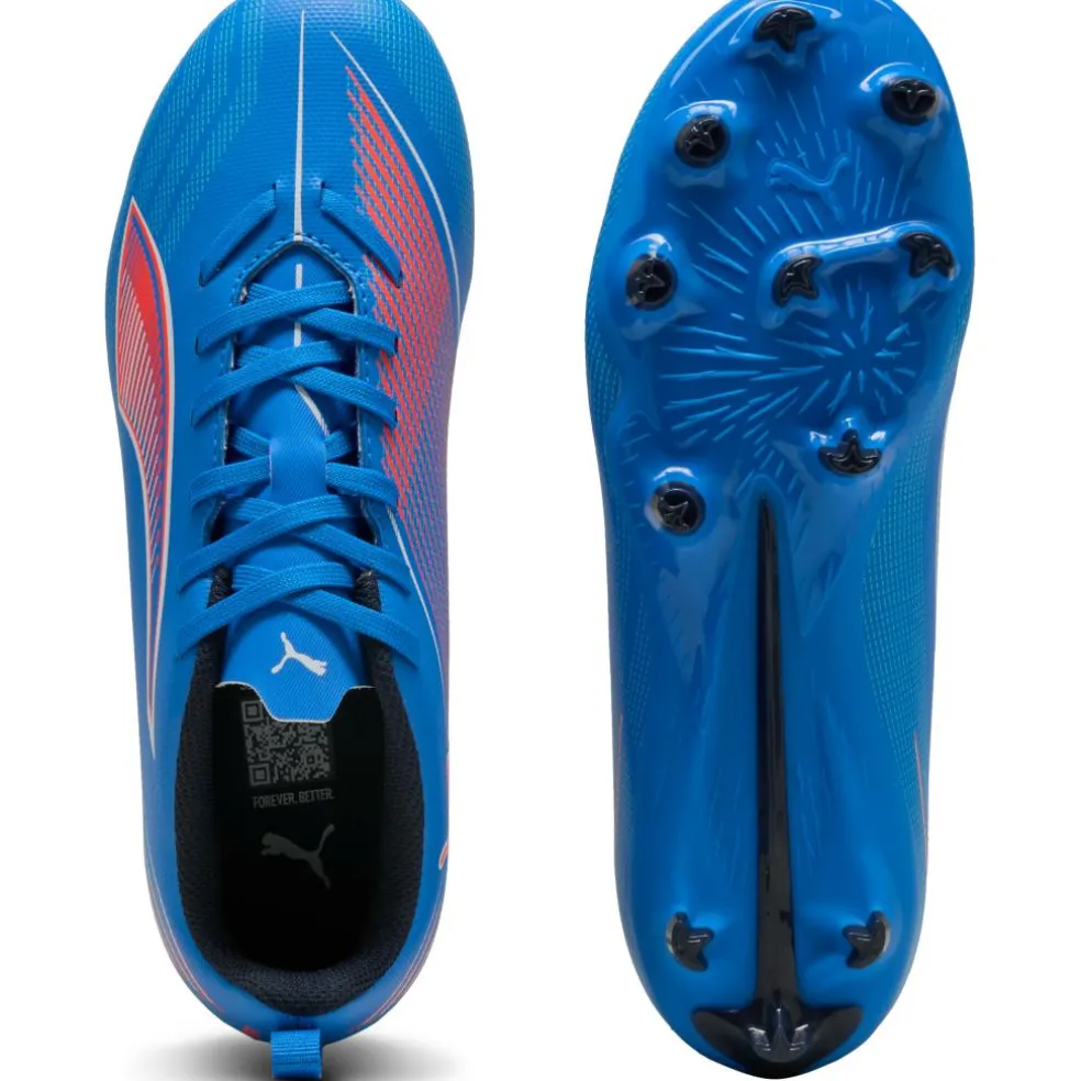 Puma Ultra 6 Play FG - AG voetbalschoenen junior ultra blue PUMA white glowing red