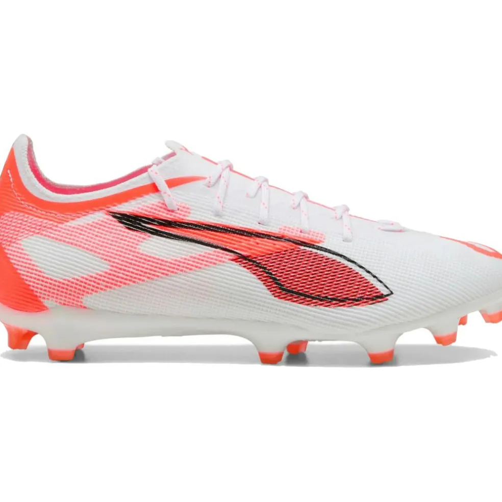Puma ULTRA 5 PRO FG AG voetbalschoenen heren PUMA white PUMA black glowing red