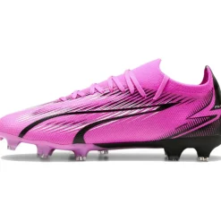 Puma ULTRA MATCH FG AG voetbalschoenen heren poison pink Puma white Puma black