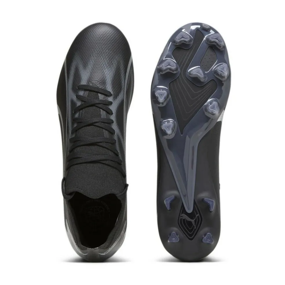 Puma Ultra Match FG AG voetbalschoenen heren black asphalt