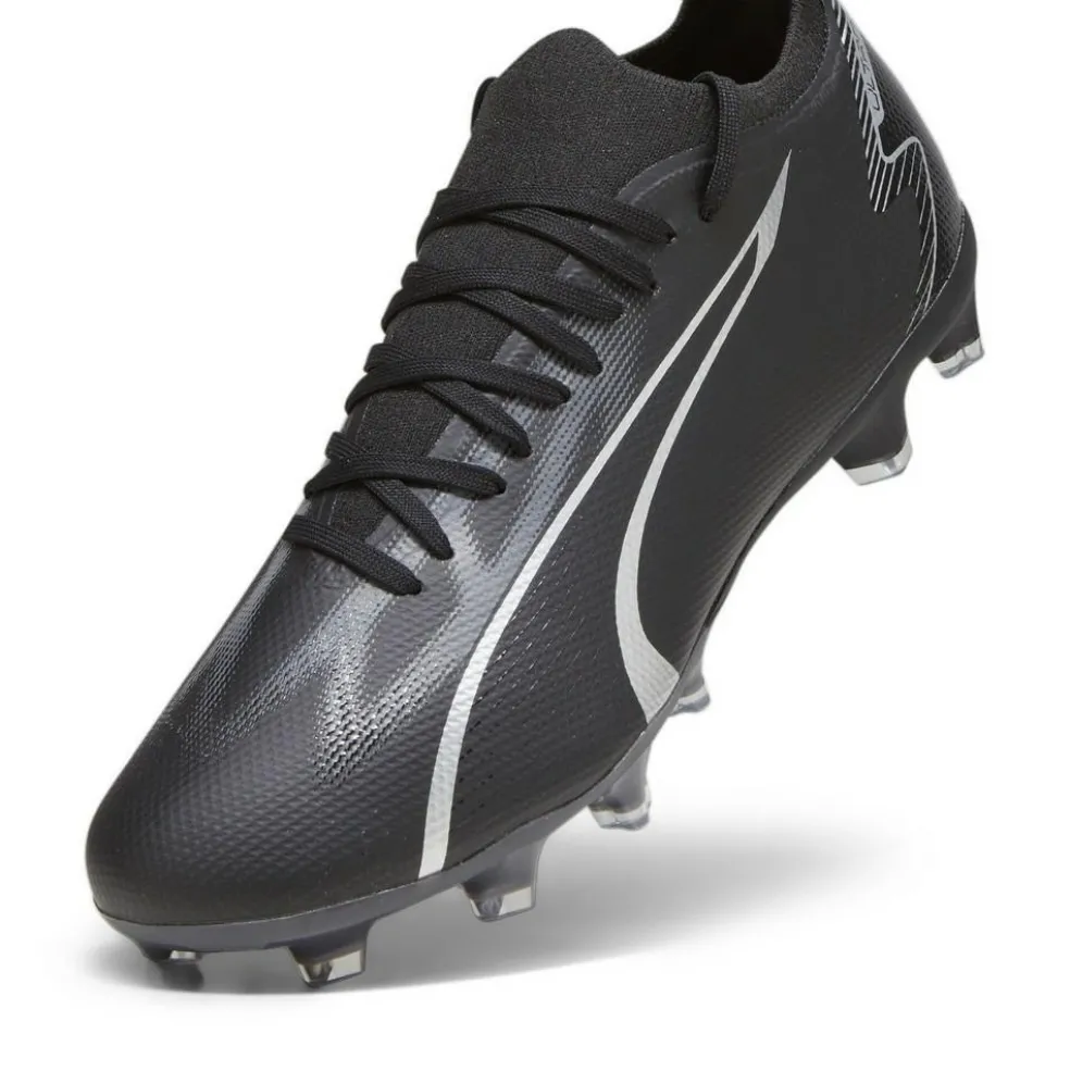 Puma Ultra Match FG AG voetbalschoenen heren black asphalt