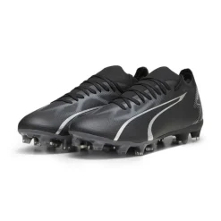 Puma Ultra Match FG AG voetbalschoenen heren black asphalt