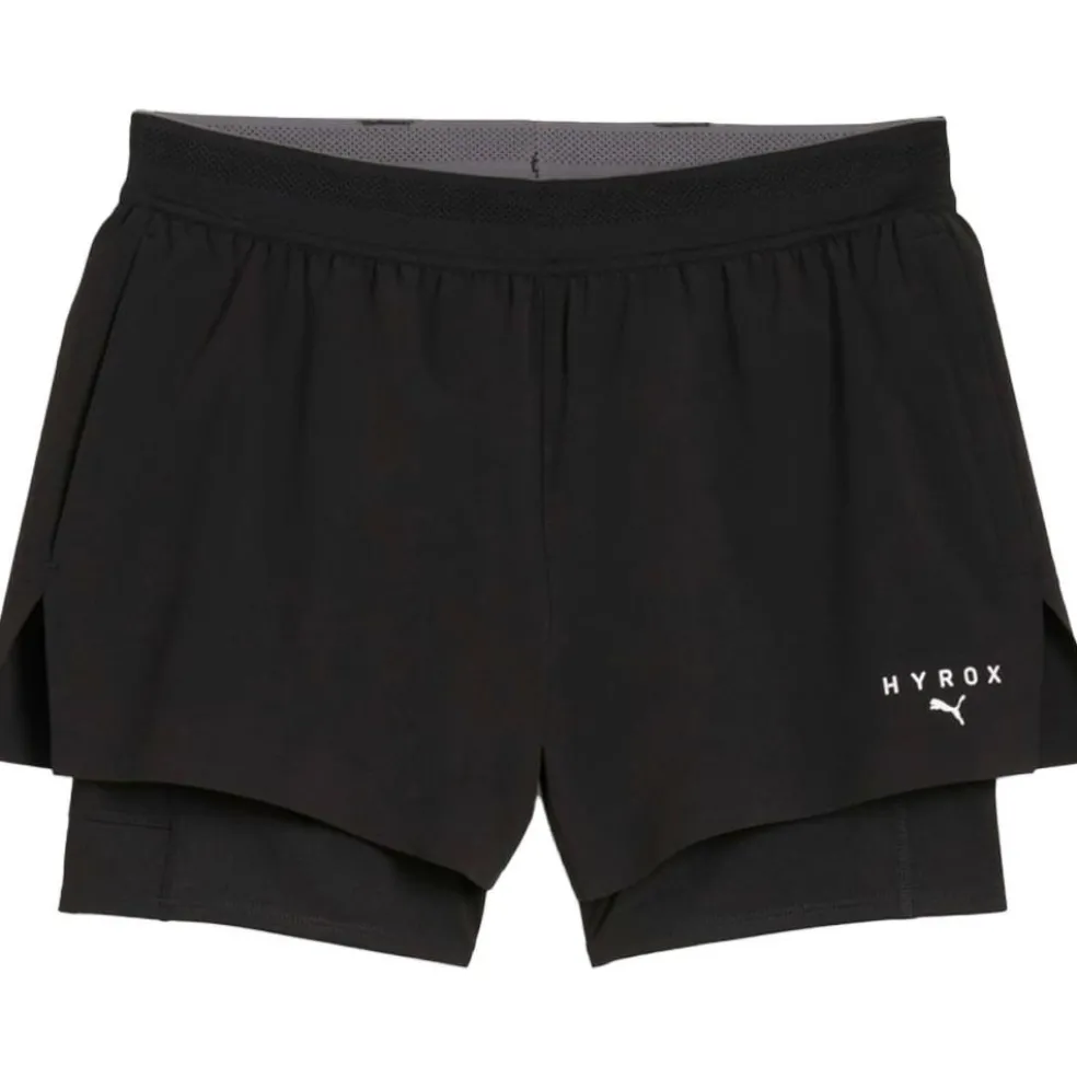 Puma x HYROX 2 in 1 short dames puma black