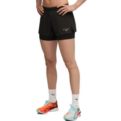 Puma x HYROX 2 in 1 short dames puma black