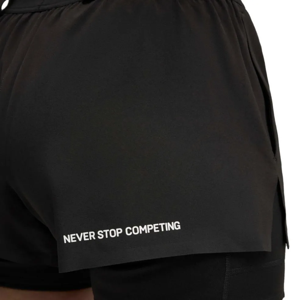 Puma x HYROX 2 in 1 short dames puma black