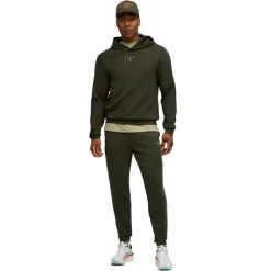 Puma x HYROX CLOUDSPUN hoodie heren dark olive