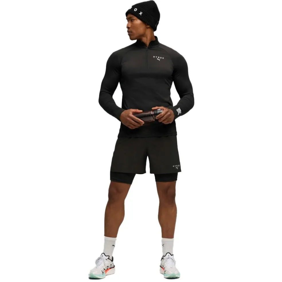 Puma x HYROX LS shirt heren puma black