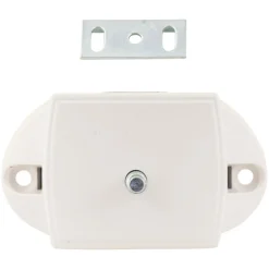 Pushlock Binnenslot toilet en schootplaatje wit