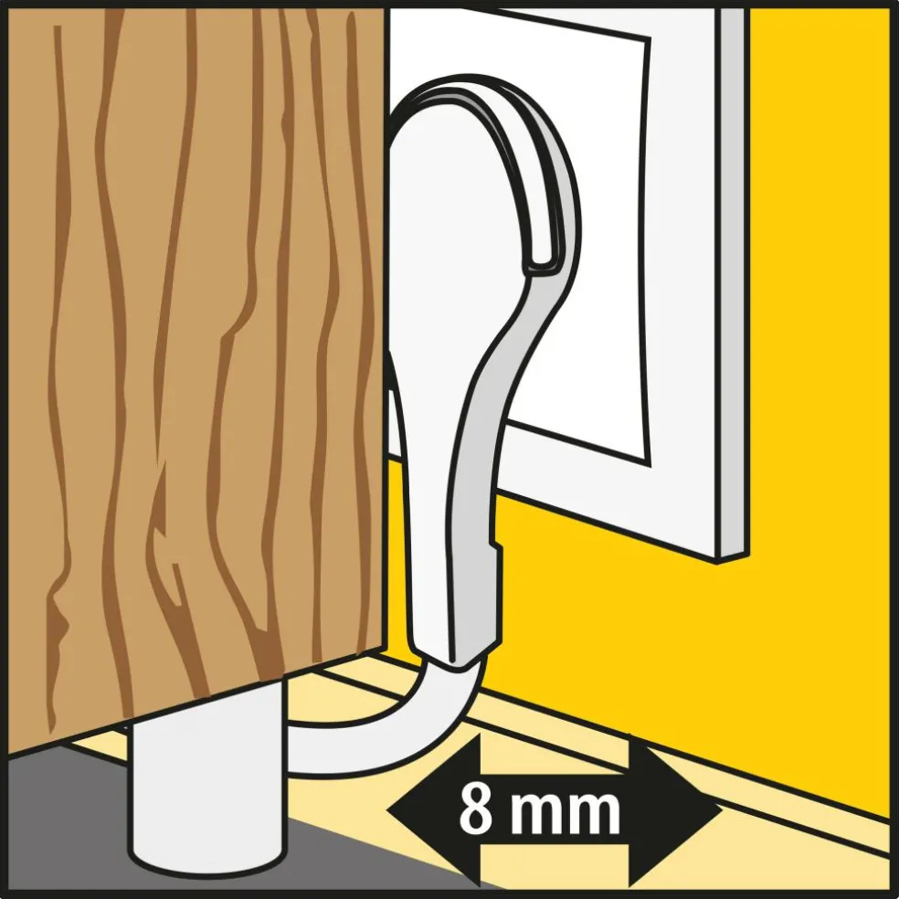 Q-Link 5-voudige stekkerdoos met schakelaar - 2X USB wit