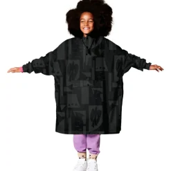 Rainkiss Back To Black regenponcho junior black