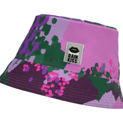 Rainkiss Digi Spring Camo Bucket regenhoed purple