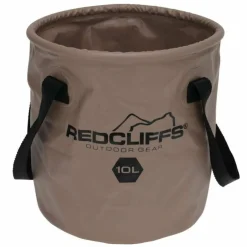 Redcliffs Opvouwbare emmer 10 liter brown