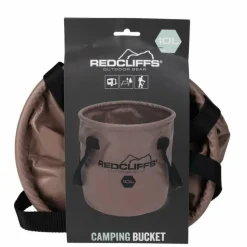 Redcliffs Opvouwbare emmer 10 liter brown