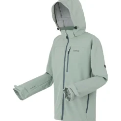Regatta Arana softshell jas heren glacier green