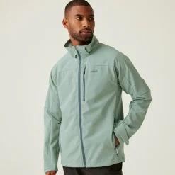 Regatta Arana softshell jas heren glacier green