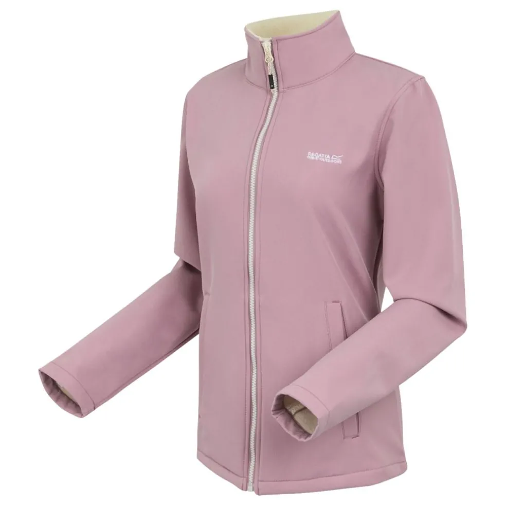 Regatta Connie V softshell jas dames lilas light vanilla