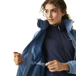 Regatta Sagano parka outdoor jack dames coronet blue white