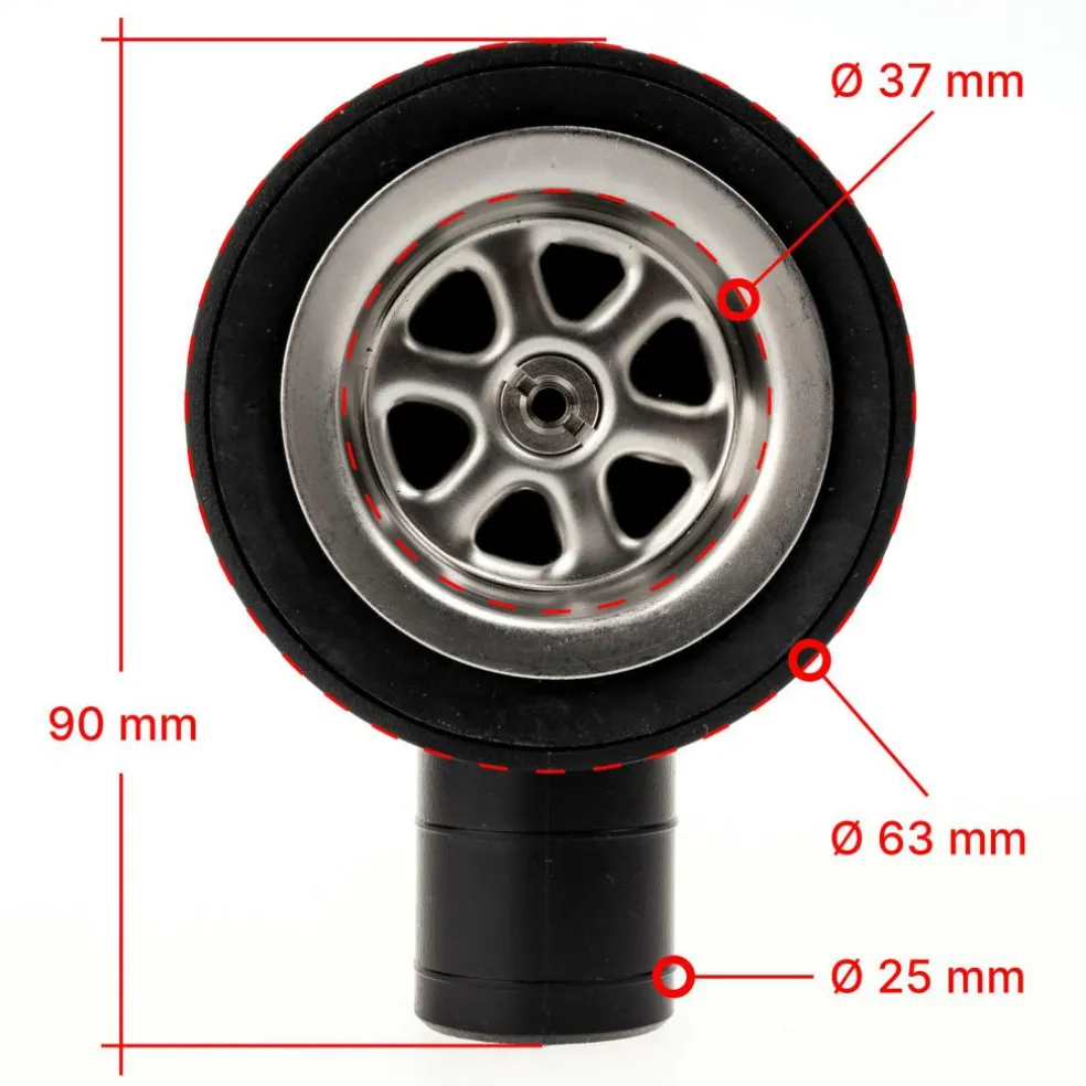 Reich haakse afvoerplug 39 mm