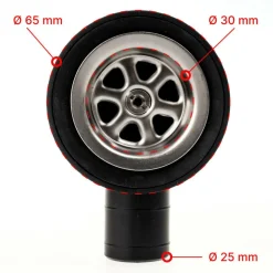 Reich haakse afvoerplug 33 mm