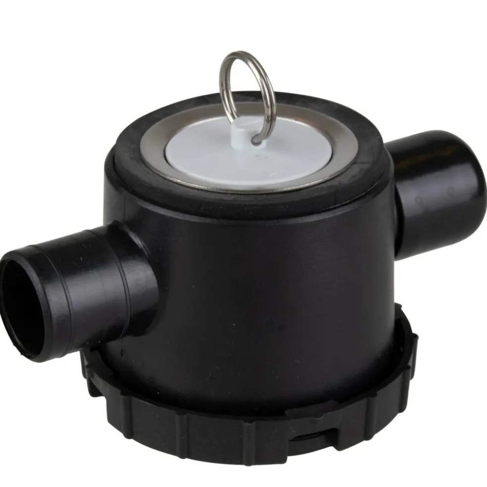 Reich Sifon dubbele afvoerplug met RVS zeefje en afsluit