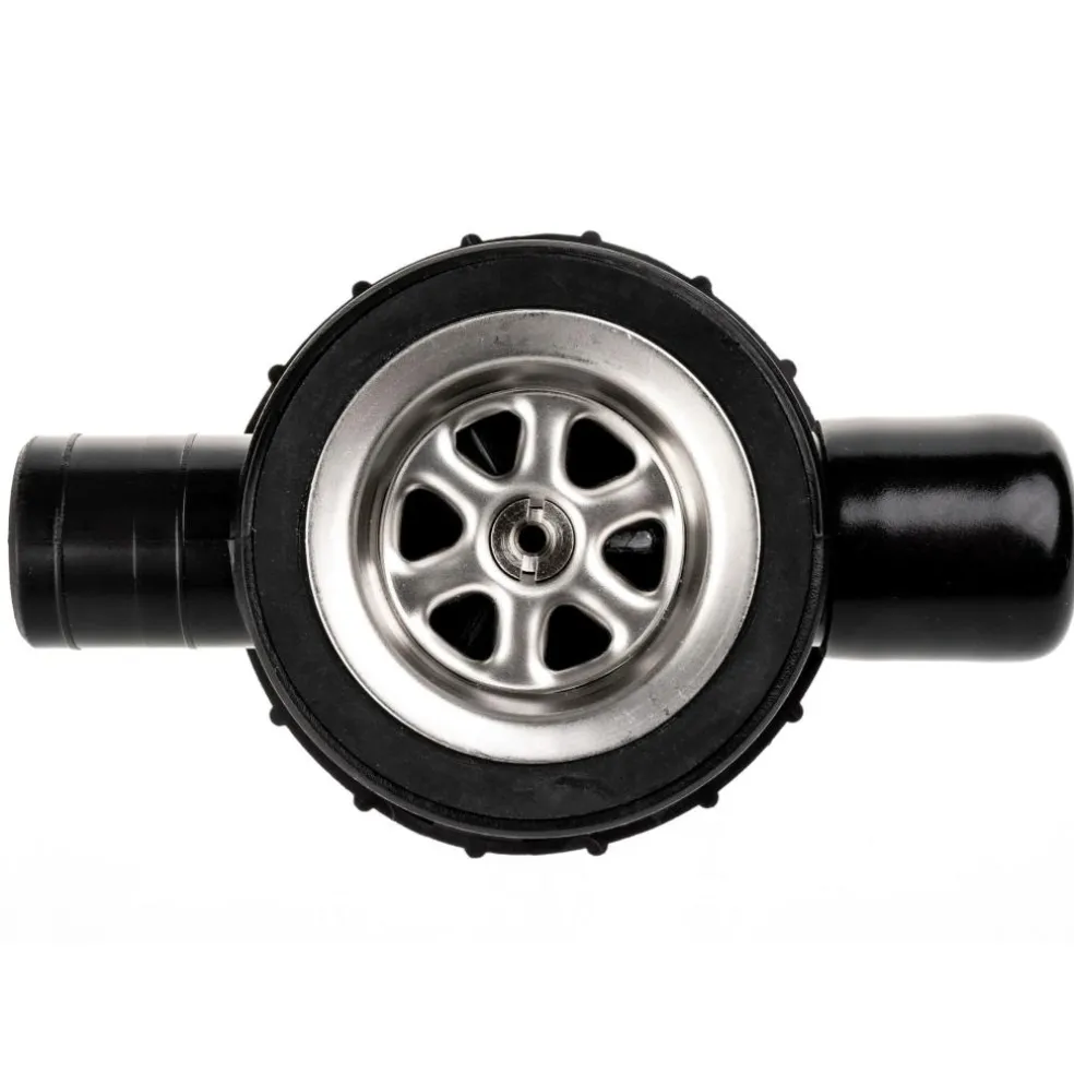 Reich Sifon dubbele afvoerplug met RVS zeefje en afsluit