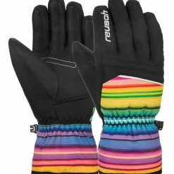 Reusch Alan handschoenen junior black multicolour lines