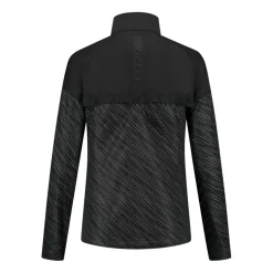Rogelli Essential Hi Vis hardloopjack dames zwart  reflection