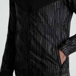 Rogelli Essential Hi Vis hardloopjack heren zwart reflection