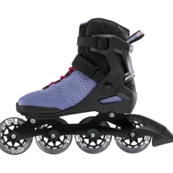 Rollerblade Sirio 84 inline skates dames smokey purple hot  pink