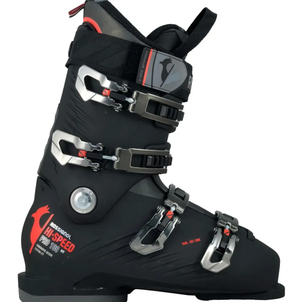 Rossignol Hi-Speed Pro 100 MV skischoenen heren black red