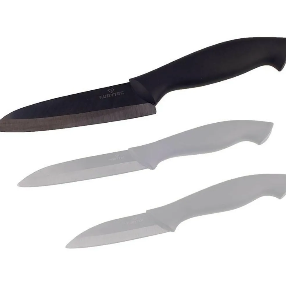 Rubytec Ceram keramisch keukenmes large black