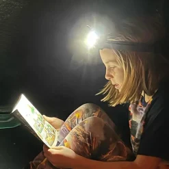 Rubytec Owl Sensor USB Rechargeable hoofdlamp red